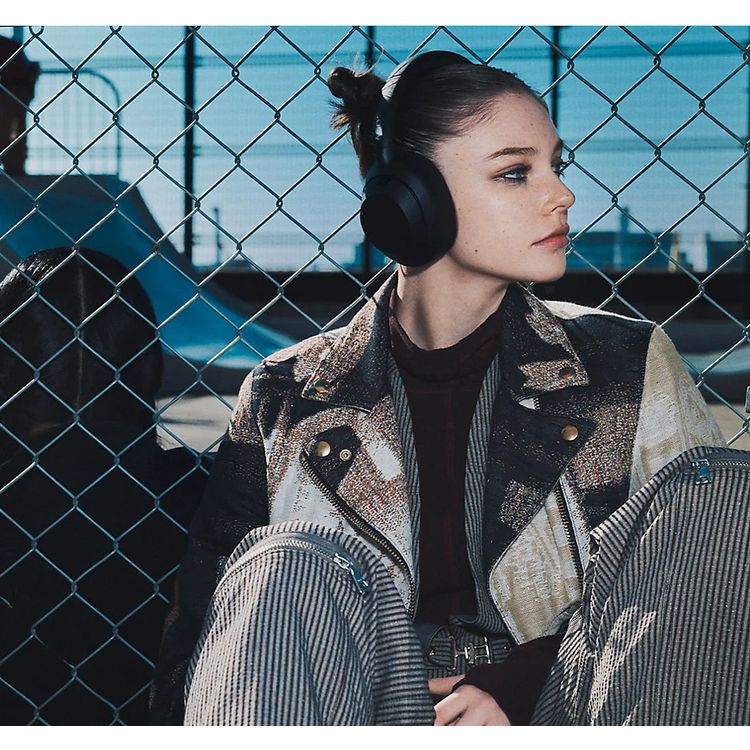 Sony ULT WEAR Headphones with Noise Cancellation, Voice Assistant, Adaptive Sound Control, Multipoint Connection, Handy and Foldable Design - Black