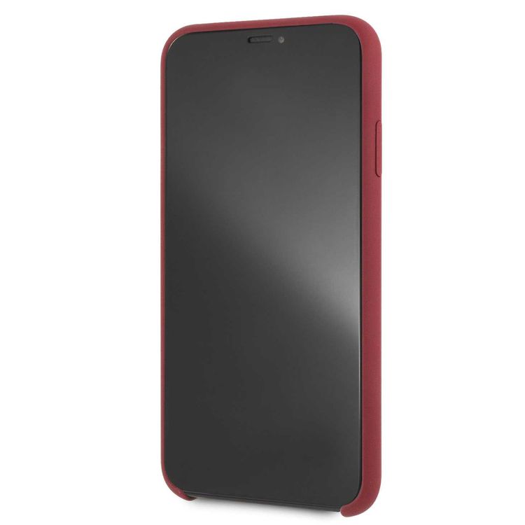 Maserati Silicone Hard Case for Apple iPhone Xs Max - Red