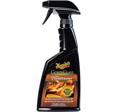 Meguiar's Gold Class Car Leather Conditioner, 473 ML, UV Protection