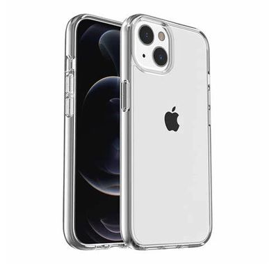 Comma Hard Jacket Anti-Bacterial Phone Case for iPhone 13 (6.1") Anti-Scratch, Shock & Drop Protection Back Cover - Matte Clear