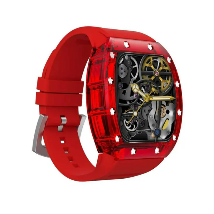 Green Lion Carlos Santos Smart Watch - Red