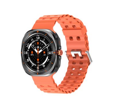Green Lion Strive Smart Watch with 1.52" IPS Display, Bluetooth Version 5.3, IP65 Waterproof, 5 Days Working Time, Health Monitoring, Sport Modes, 150mAh Battery Capacity, Wireless Charging Type, 2-3 Hours Charging Time, LED Torch, Remote Capture - Orange