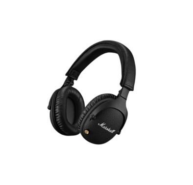 Marshall Monitor II Wireless Over-ear Headphones with ANC, Bluetooth & Wired Connectivity, Active Noise Cancelling, Foldable Design, Up to 45 Playtime, Multi Directional Control Knob - Black Diamond
