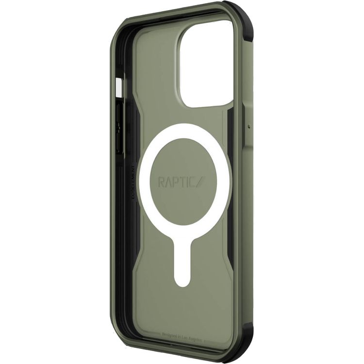 X-Doria Raptic Secure Built For MagSafe Compatible with iPhone 14 Pro - Moss Green