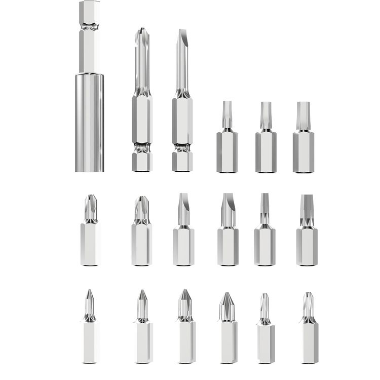 Green Lion GSD-17 Cordless Screwdriver with 17-in-1 Functionality, 300 RPM No-Load Speed, 3 Torque Settings, 1500mAh Rechargeable Battery, 1/4" Quick-Release Hex Bit Collet, LED Work Light, 50cm Type-C Charging Cable, 60mm Bit Adapter Included - Black