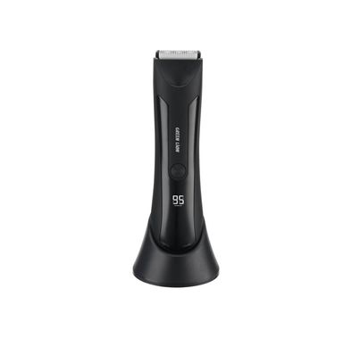 Green Lion Sensitive Area Trimmer with 90-Minutes Working Time, LED Display, 600mAh Battery Capacity, Water-Resistant, Ceramic Blades, 2 Hours Charging Time - Black 