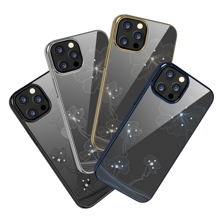 Devia 355479-RGD Crystal Flora Series Case for iPhone 13 Pro Max ( 6.7  ) - Rose Gold