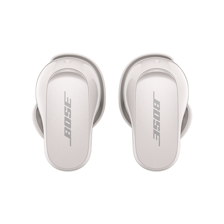 Bose QuietComfort Ultra Earbuds II, True Wireless, Up to 24 Hours Battery Life, Up to 9 m Bluetooth Range, Touch Control, Noise Cancellation - White