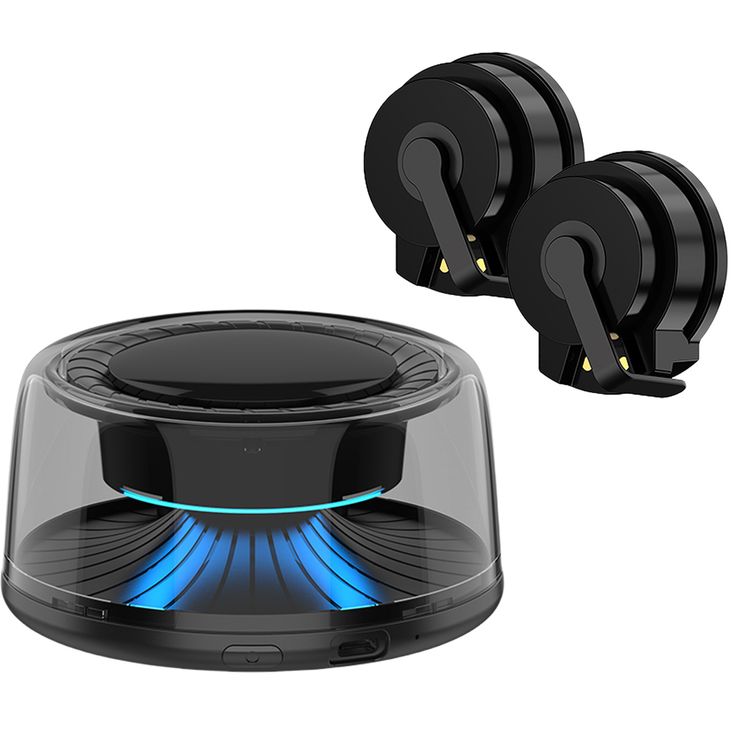 Green Lion Sentia Fragrance Diffuser Oil with Ocean Scent, Safe & Eco-Friendly, Long-Lasting Fragrance, 8mL Capacity, Spray 1300 Times, 2 pcs in the Box - Black