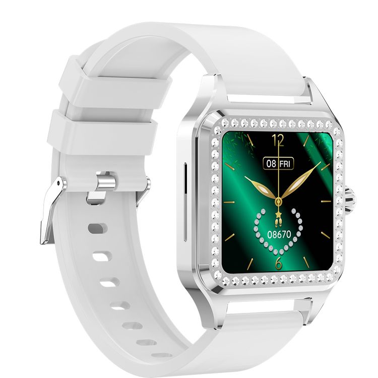 Green Lion Hilux Smart Watch with Extra Strap, 1.3" TFT IPS Display, 2-4 Days Working Time, 450nits Brightness, Sport Modes & Activity Tracking, Health Monitoring, 150mAh Battery, Bluetooth Version 5.4 - Silver