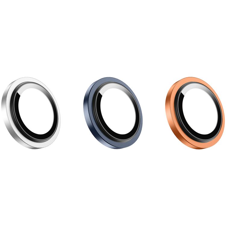 Green Lion HD Plus Camera Lens for iPhone 17 Pro / 17 Pro Max, HD Clarity, Anti-Scratch, Nano Absorpting, 9H Durable Glass, Water Resistant, Anti-Fingerprint, Anti-Glare Coating, Shatter Protection, Easy Installation - Silver Titanium