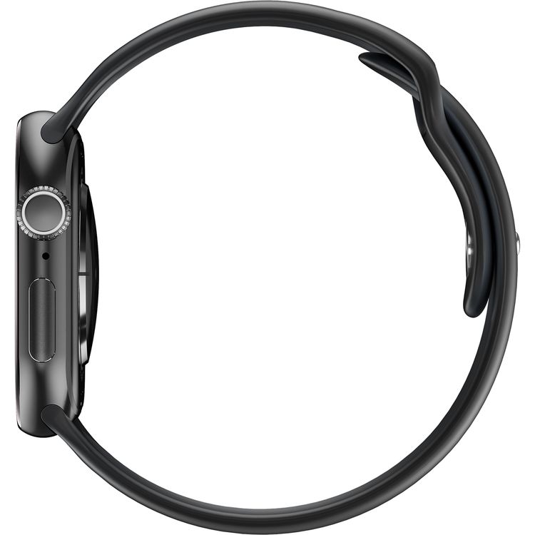 Green Lion Communicate Smart Watch with 2.07" IPS Dispaly, 380mAh Battery Capacity, Wireless Charging, AI Voice Assistant, 1GB Flash, 3-5 Days Working Time - Black