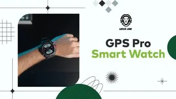 Green Lion GPS Pro Smart Watch | TFT Technology | Wrist-up Light Ability (GNGPSPRSWBKRD)