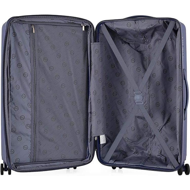 H.T Luggage Bag, Hard Case Polypropylene (PP) Material - Medium/Blue