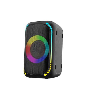 Porodo Soundtec Party Speaker 200W with 5.25  Woofer 2  Tweeter and FM - Black