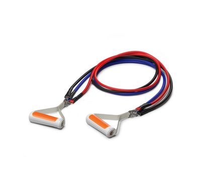 Porodo Lifestyle Smart Resistance Band, 4 Intensity Levels, Bluetooth 5.1, Workout Sensors, 4h Working Time, 60mAh Battery Capacity - Gray