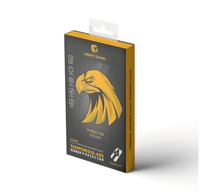 واقي شاشة كامل من Liberty Guard لهاتف iPhone 11 Pro، ملمس ناعم، مضاد لبصمات الأصابع، مضاد للخدش - شفاف