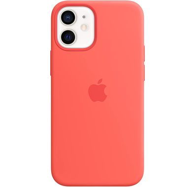 Apple iPhone 12 Mini Silicone Case with MagSafe - Pink Citrus