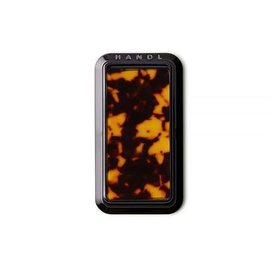 هاندل مقبض هاتف قصدة ، أزواج مع أي هاتف ذكي ، مسند متعدد الوظائف ، متوافق مع الشحن اللاسلكي ، قبضة الهاتف والحامل - سلحفاة