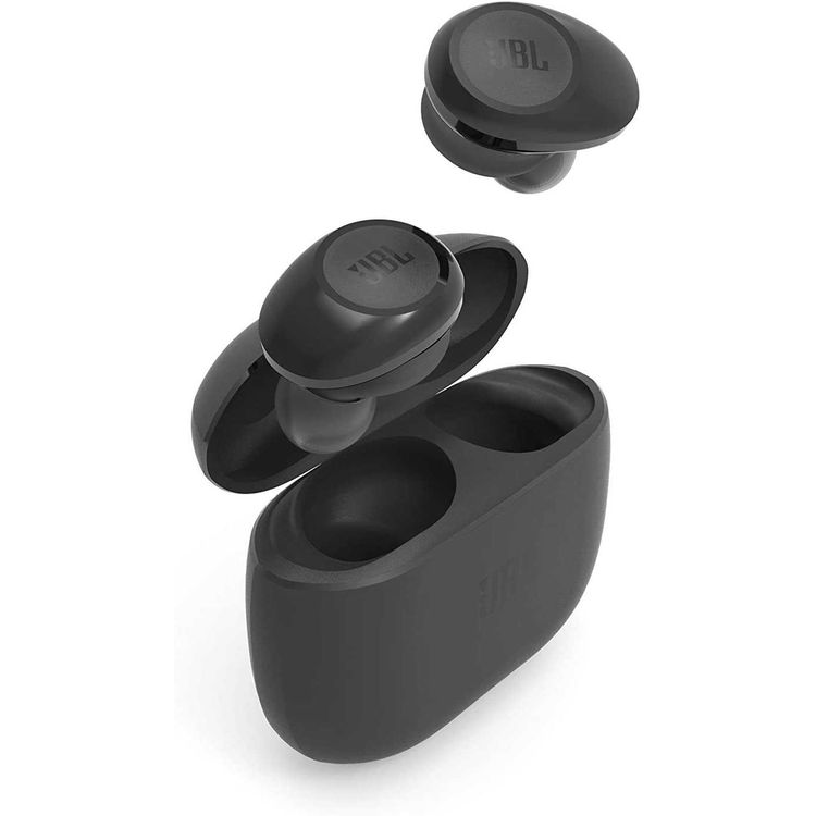 JBL Tune125TWS Truly Wireless Bluetooth In-ear Headphones, Pure Bass Sound Earbuds, 32-hours Battery Life, Dual Connect - Black