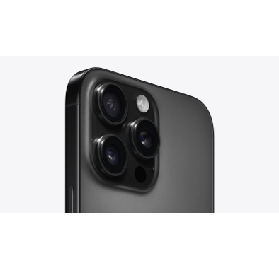 واقي عدسة Liberty Guard iPhone15 Pro Max /15Pro مع مجموعة التثبيت وتقنية الطلاء المضاد للانعكاس - أسود تيتانيوم