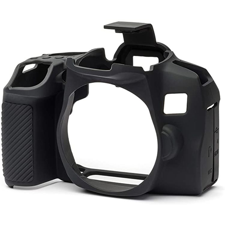 EasyCover - محافظ سيليكون لكاميرا Canon 850D - أسود