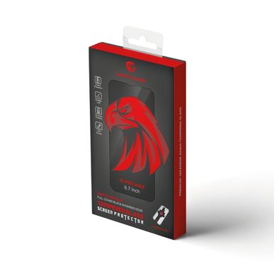 واقي شاشة Liberty Guard Matte Privacy Full Cover بحافة مستديرة لهاتف iPhone 11 Pro Max، مضاد للصدمات والتأثير - الخصوصية