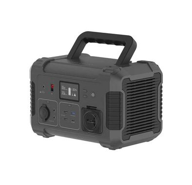 Powerology Portable Power Generator with LCD Information Panel, 62500mAh, 200W, QC 18W, PD 30W, 220V UK AC Output, Overload and Overheating Safeguards, Solar Panel - Black