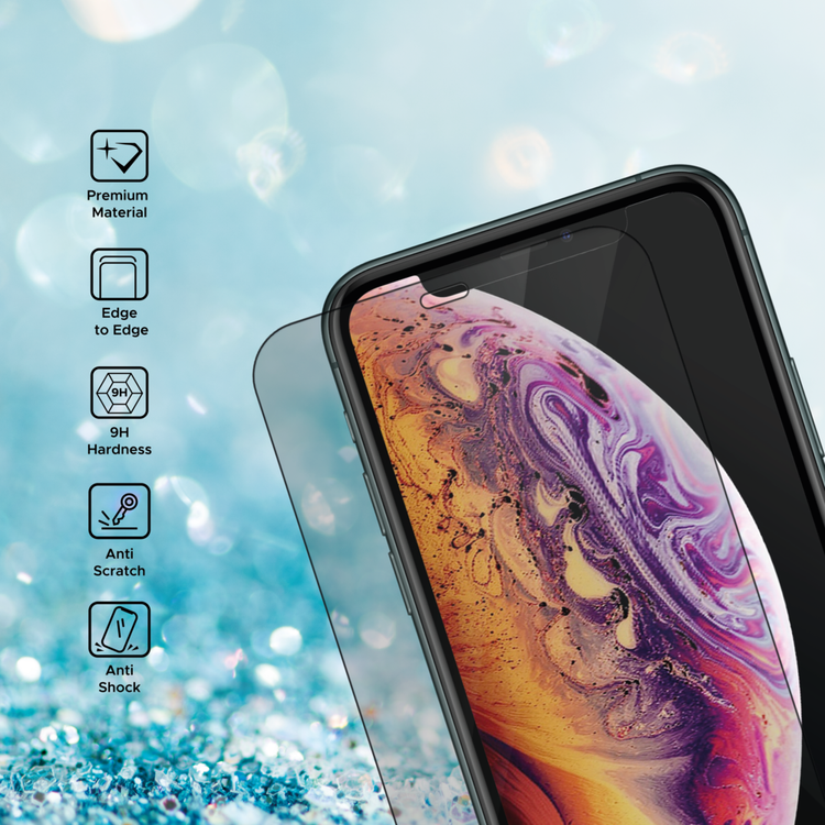 واقي شاشة كامل من Liberty Guard لهاتف iPhone 11 Pro، ملمس ناعم، مضاد لبصمات الأصابع، مضاد للخدش - شفاف