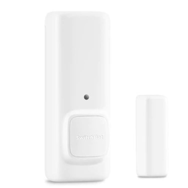 SwitchBot W1201500 Door Alarm Contact Sensor,  Open / Close Sensor, 5M Range - White