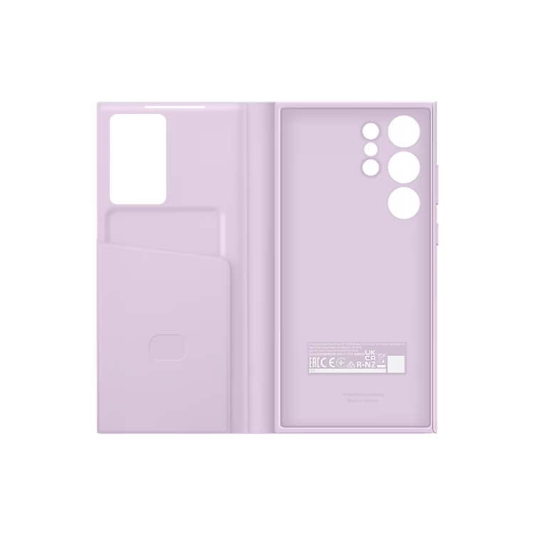 جراب Samsung Galaxy S23 Ultra Smart View Wallet Case - بنفسج