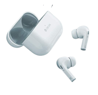 Devia Joy A5 Series TWS Wireless Earphone with Touch Operation - Pure HI-Fi Quality Sound - 5-Hours Playtime - Ergonomic Design Portable Bluetooth 5.0 Headset - White