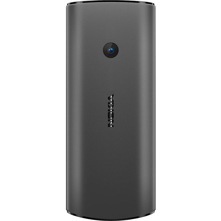 Nokia 110 4G Classic Feature Phone, Dual Sim, 1.8" Screen, Long Battery Life - Black