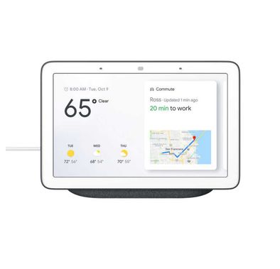 Google GA00515-US Home Hub with  Google Assistant Smart Display With Google Assistant / Wi-Fi & Bluetooth Wireless Connectivity - Charcoal