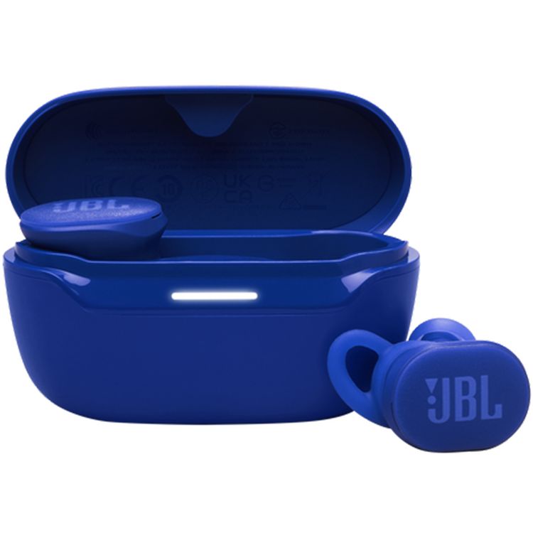 JBL Endurance Race 2 Earbuds with 4 Microphones, 48 Hours Battery Life, Waterproof & Dustproof, Active Noise Cancelling with Smart Ambient Technology, 6.8mm Driver Size, Bluetooth Version 5.3, USB-C Charging Port - Blue