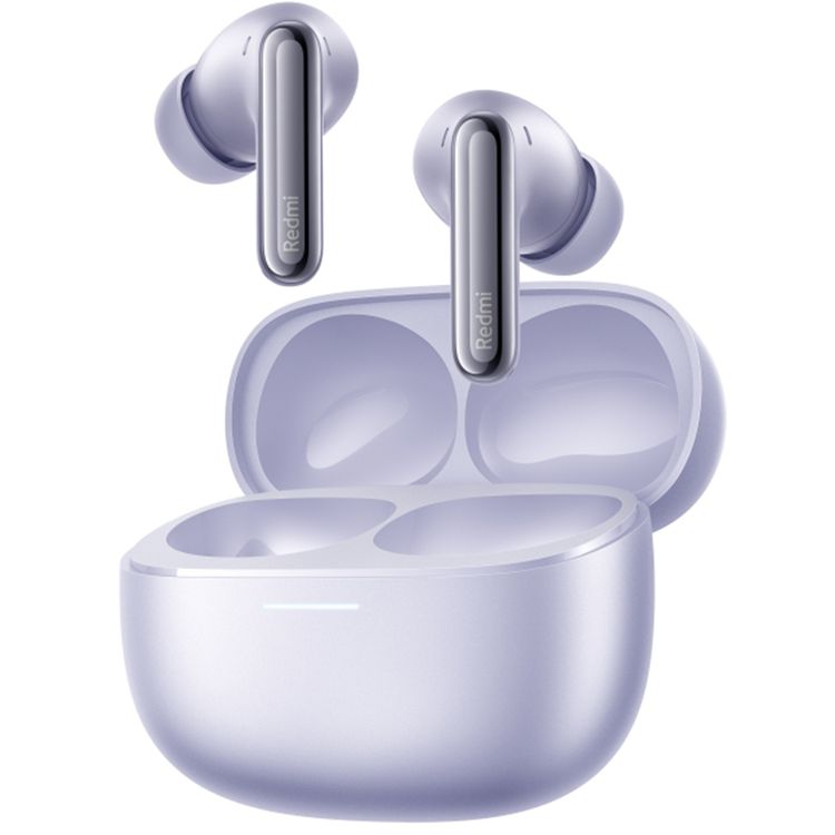 Xiaomi Redmi Buds 6 Pro with 9.5 Hours Earbuds Battery Life, 10m Bluetooth Range, Active Noise Cancellation Up to 55 dB, Bluetooth 5.3 - Lavender Purple