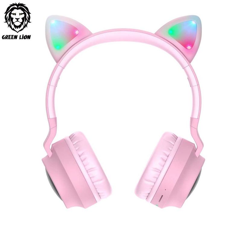 Green Lion Kids Wireless On-Ear Headphones - Pink