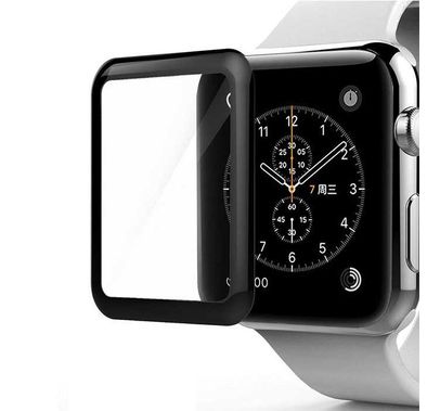 Porodo 3D Curved Tempered Glass Screen Protector 40mm for iWatch - Black