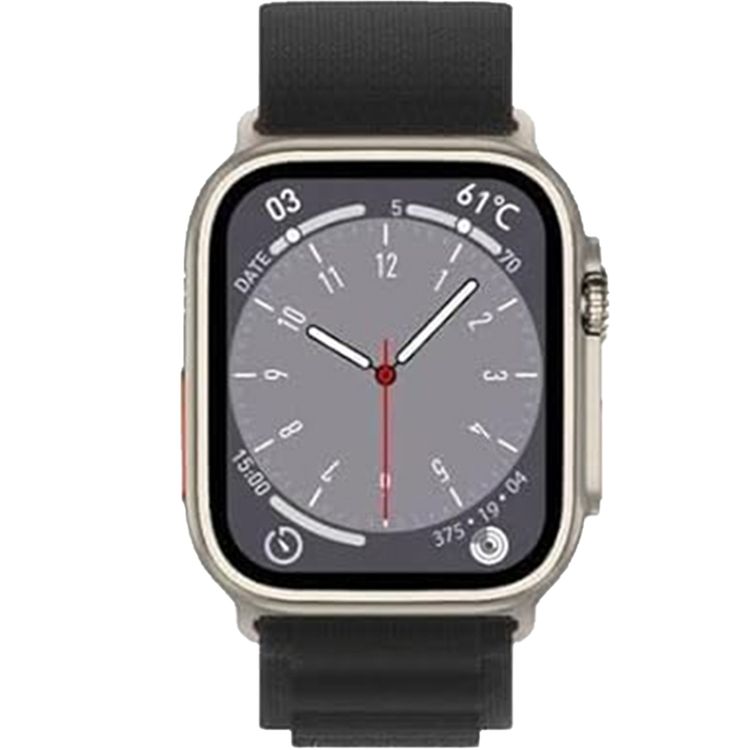 Green Lion Ultra Smart Watch with 10 Days Standby + An Extra Strap  - Gold