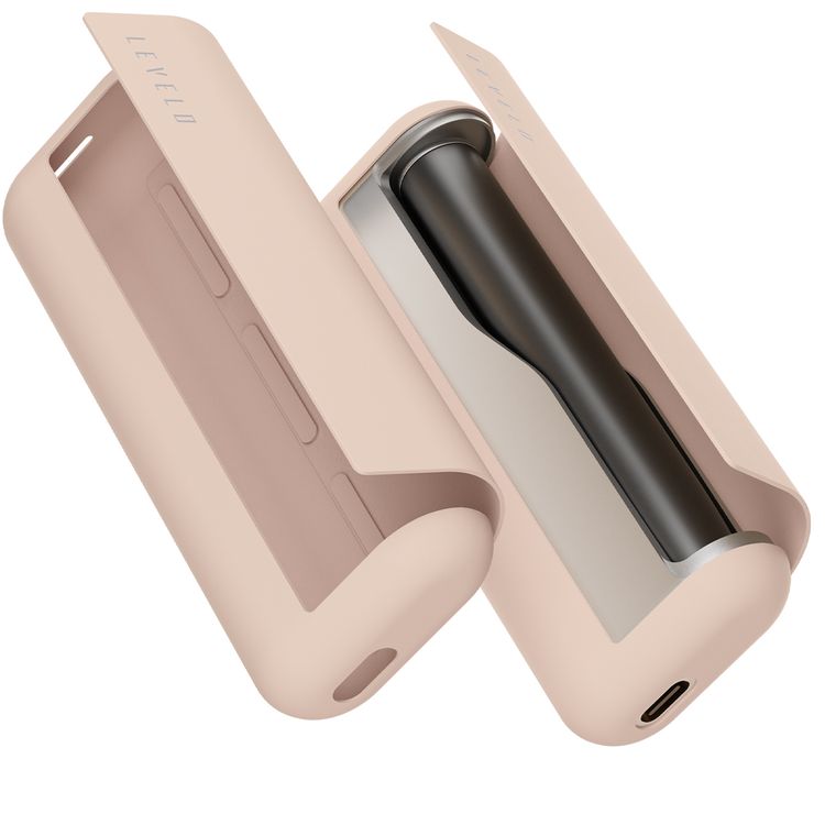Levelo Nikko Silicone Case For IQOS Iluma Prime 2023, Slip-Resistant, Smooth Silicone Finish, Ultra Slim, Water, Impact & Dust Resistant - Beige 
