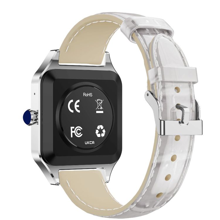 Green Lion Hilux Smart Watch with Extra Strap, 1.3" TFT IPS Display, 2-4 Days Working Time, 450nits Brightness, Sport Modes & Activity Tracking, Health Monitoring, 150mAh Battery, Bluetooth Version 5.4 - Silver