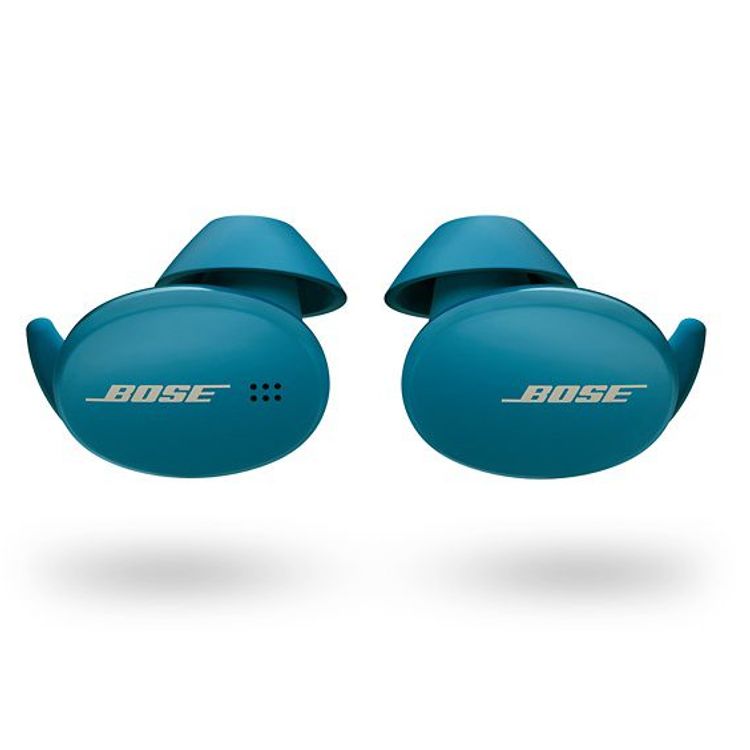 Bose Sport True Wireless Earbuds, Secure & Comfortable Fit, Simple Touch Controls, Sweat & Weather Resistant Bluetooth Earbuds, 5-hours Battery Life - Baltic Blue