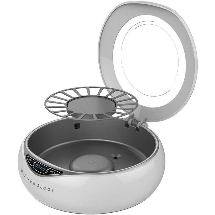 Powerology Universal UV Sanitiser Box with Wireless Charging 15W - White