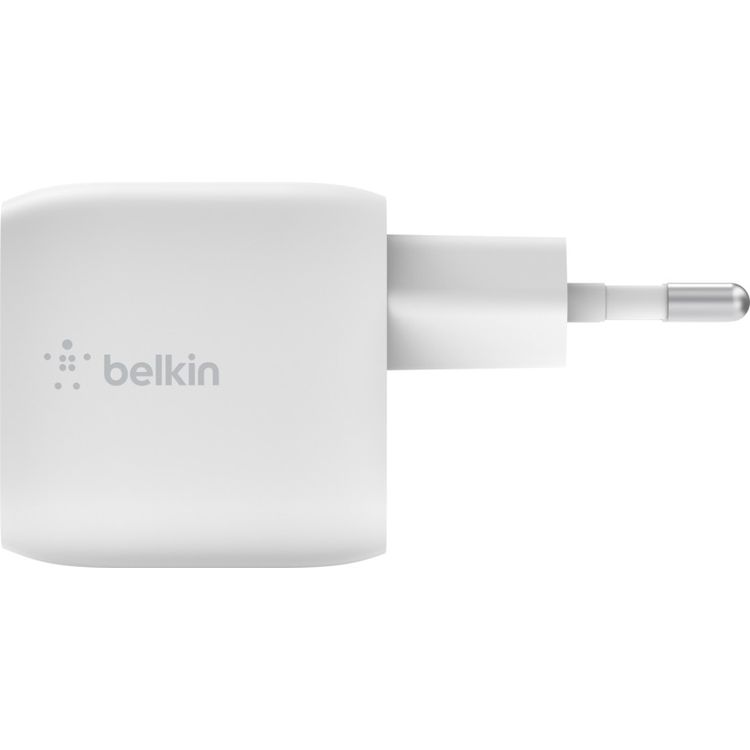 Belkin Boost Charge USB-C GaN Wall Charger 30W EU Fast Charging Adapter - White