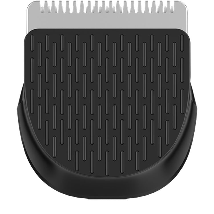 Porodo Lifestyle T-Blade Full-Body Grooming Kit with Metal Curved Blade, 90 Minutes Working Time, 600mAh Battery, USB-C Charging Port, Base, 2, 3, 6 & 9 mm Combs Included, 5W Rated Power, Wet & Dry Shaving - Black