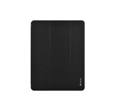 Devia Light Grace Leather Case Compatible for Apple iPad Pro 10.5" - Ultra Slim Lightweight Flip Case - Scratch Resistant - Three Fold Flip Stand Protective Cover - Black