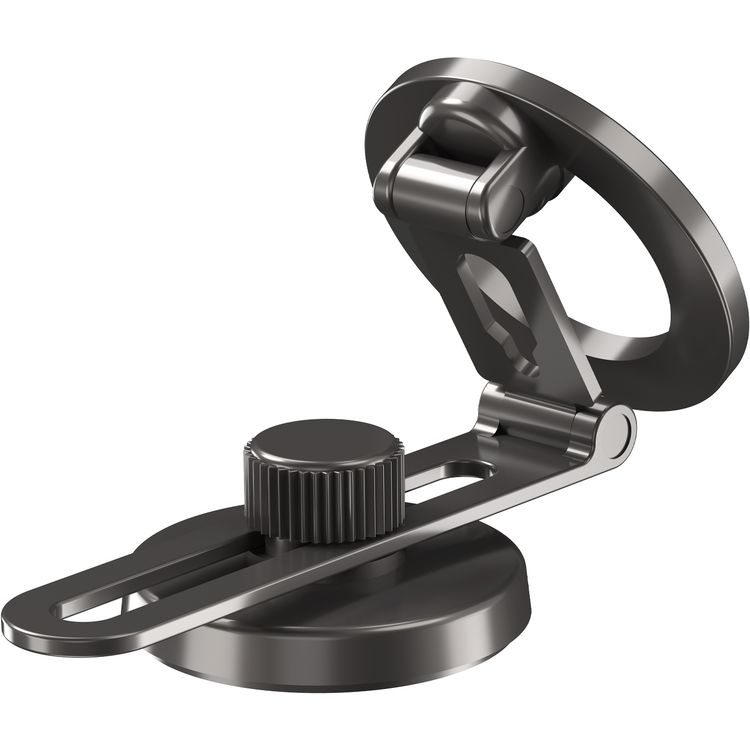 Porodo MagSafe Car Mount with Zinc Alloy Surface and 360° Rotation  - Black
