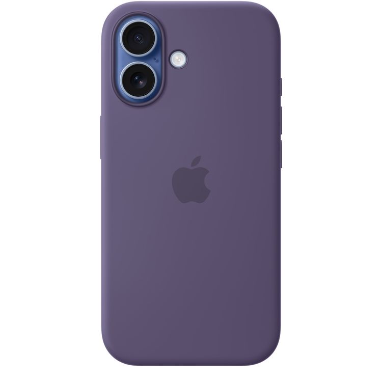 Apple iPhone 17 Silicone Case with MagSafe, Anti-Scratch, Drop Protection, Soft Microfiber Lining, Built-in Powerful Magnets - Purple Fog