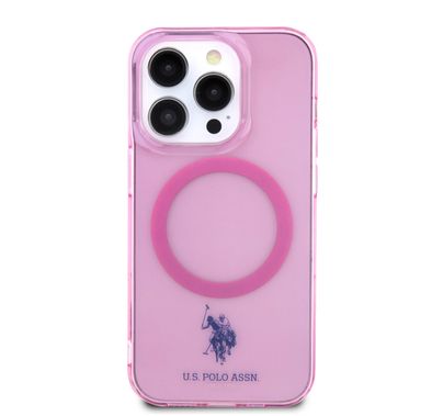 U.S. Polo MagSafe Hard Case iPhone 14 Pro Max - Pink
