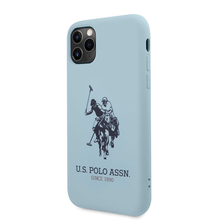 CG MOBILE U.S.Polo Assn. Silicone Effect Case Big Horse Logo Compatible for iPhone 11 Pro ( 5.8" ) Shock Resistant, Scratches Resistant, Easy Access to All Ports